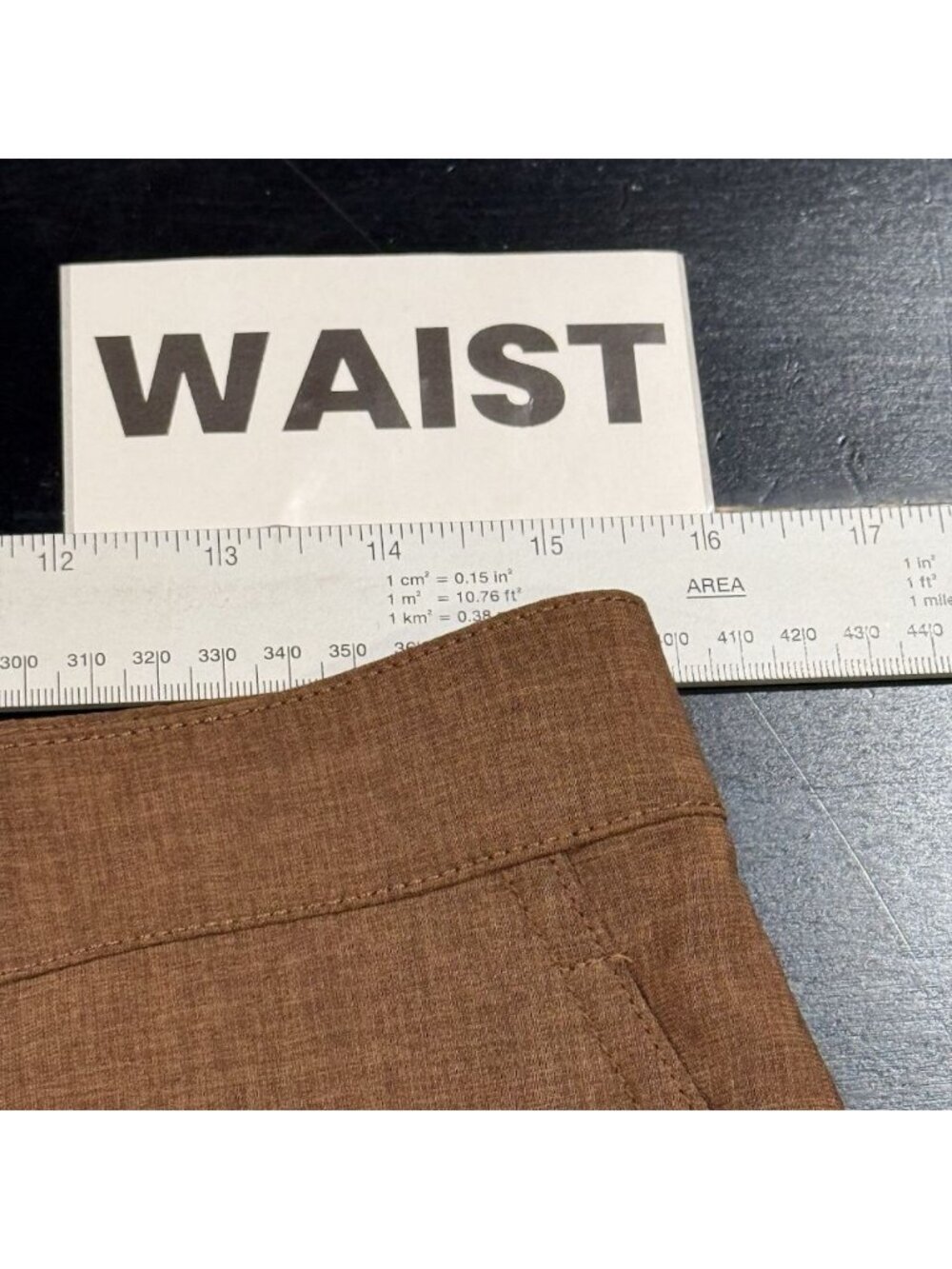 Theory Sz 4 Wide Leg Brown Pecan Cargo Pants Trousers Minimalist Lightweight - Picture 5 of 9